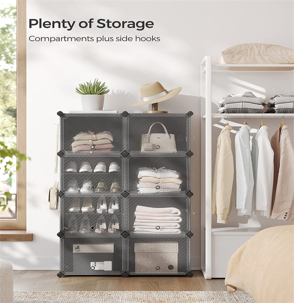 plastic shoe rack